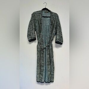 Peruvian Connection Pima cotton Kimono Robe - Size M